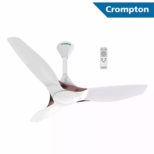 Crompton Super Premium Ceiling Fans Silentpro Enso Antidust Mist White 1225 mm