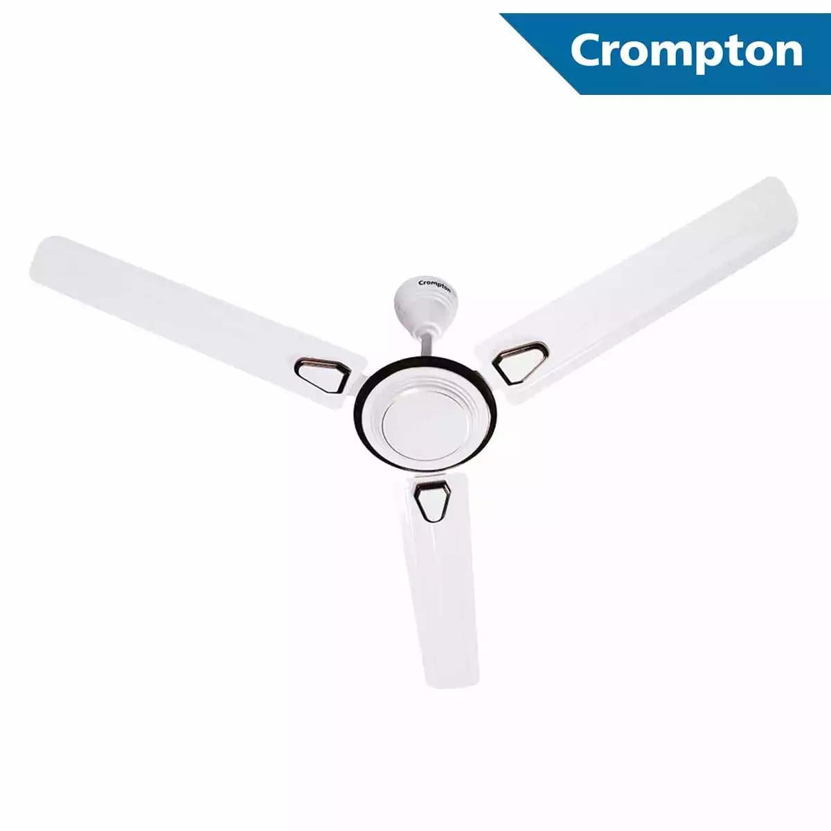 Crompton Economy Decorative Ceiling Fans Super Briz Deco Birken white 1200 mm