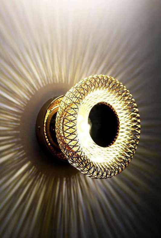 Light House Metal Material Gold Finished Wall Light